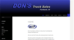 Desktop Screenshot of donstrucksales.com