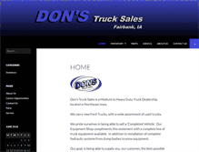 Tablet Screenshot of donstrucksales.com